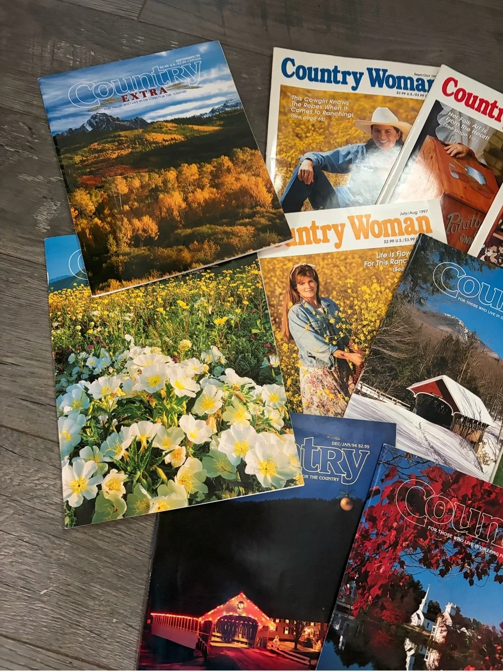 Lot of 13 Vintage Country Women Magazines